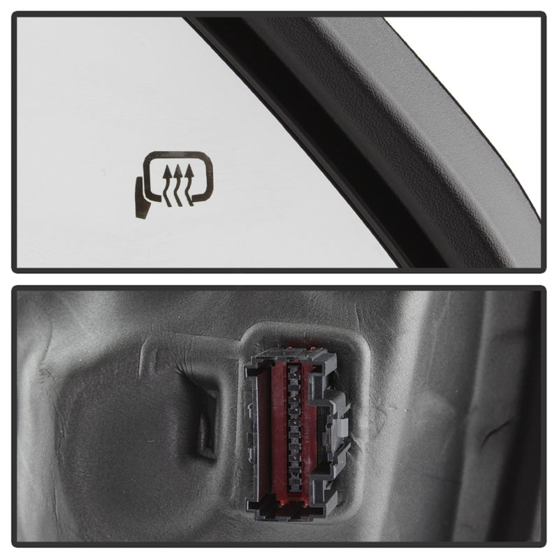 SPYDER xTune 15-17 Ford F-150 Heated LED Telescoping Pwr Mirrors - Smk (Pair) (MIR-FF15015S-G4-PWH-SM-SET) 9943065
