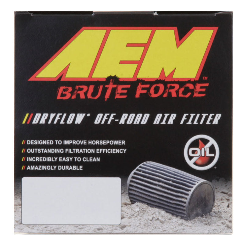 AEM Induction AEM 3.5 inch x 9 inch DryFlow Conical Air Filter 21-2049BF