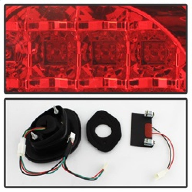 Spyder Lexus GS 300/400 98-05 LED Tail Lights Red Clear ALT-YD-LGS98-LED-RC 5005731