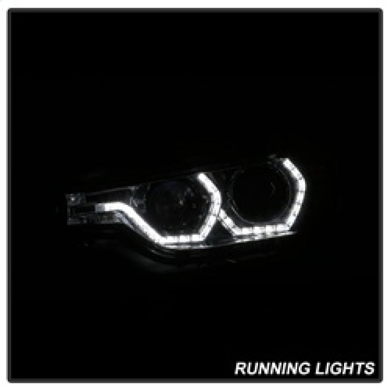 Spyder 12-14 BMW F30 3 Series 4DR Projector Headlights - LED DRL - Smoke (PRO-YD-BMWF3012-DRL-SM) 5084361