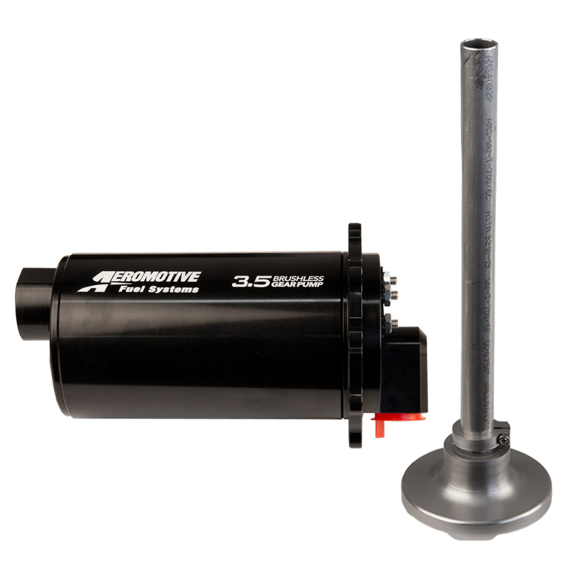 Aeromotive Fuel Pump TVS Universal In-Tank 90-Deg Outlet BL Spur Gear 3.5 19321