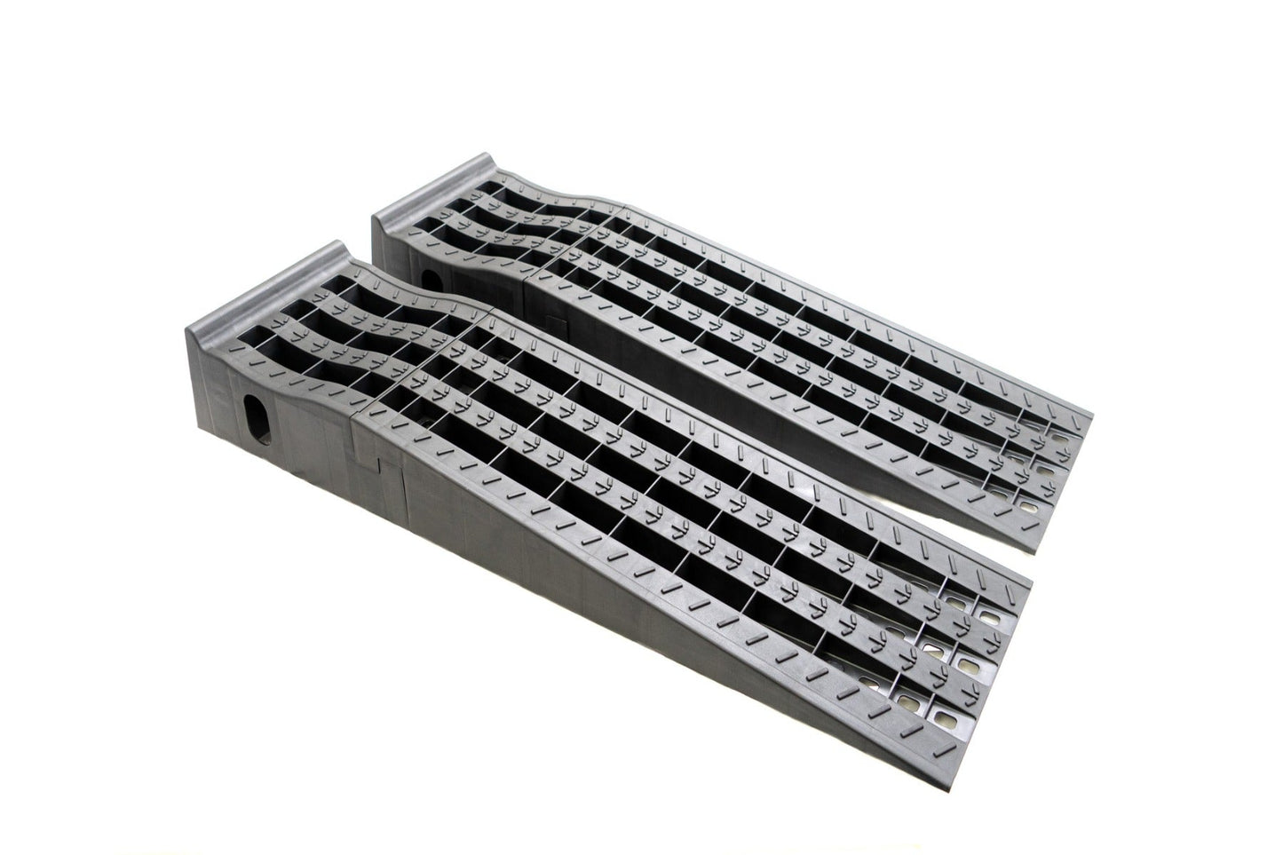 Megan Racing Low Profile Drive-On Ramps - Universal 65mm Raise, 5000lbs Load, Black MR-RAMP-01