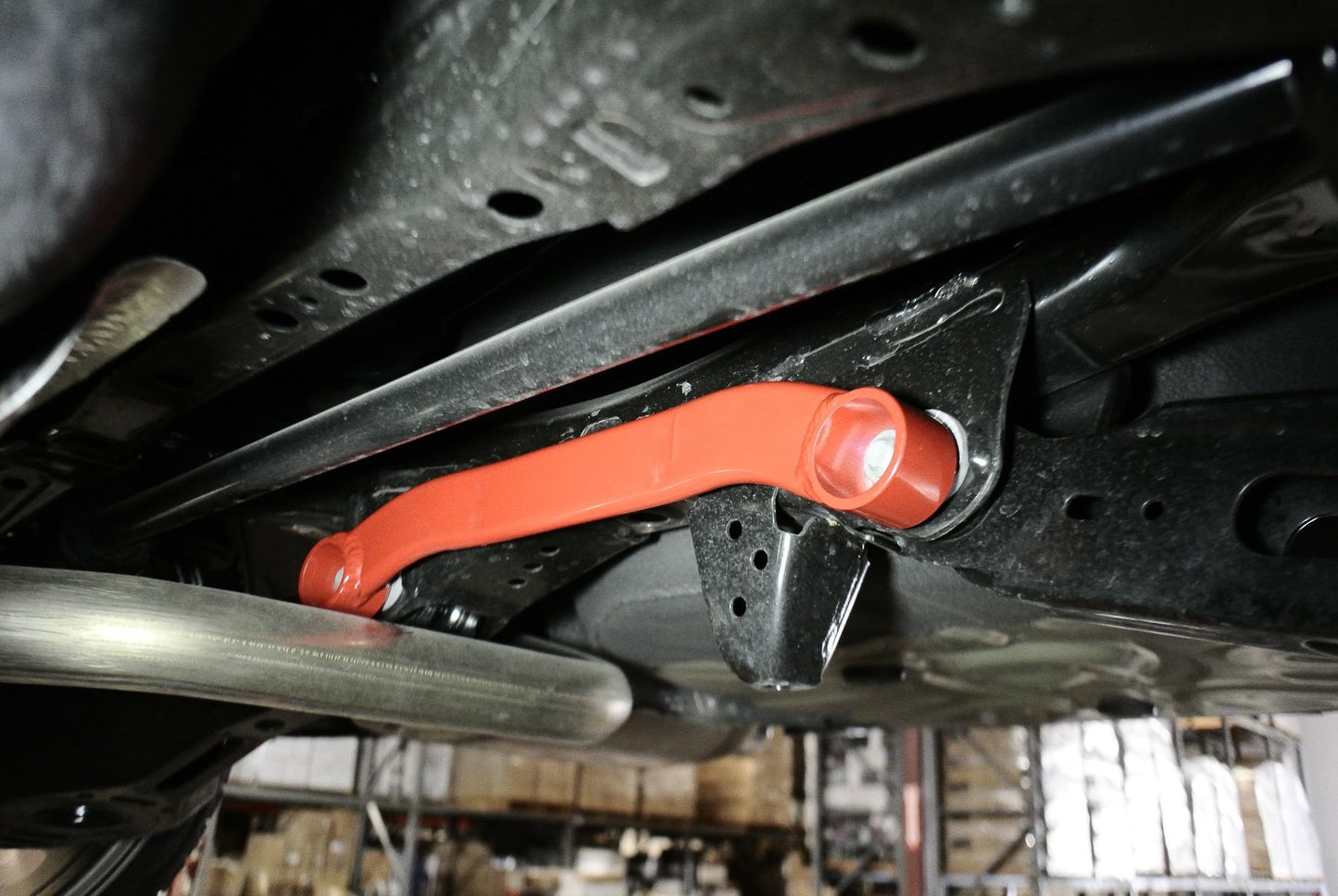 Megan Racing Rear Lower Brace Red for Toyota Corolla 2020+ 5D, 4D & CHR 2017+ MR-SB-TCO19RL-R
