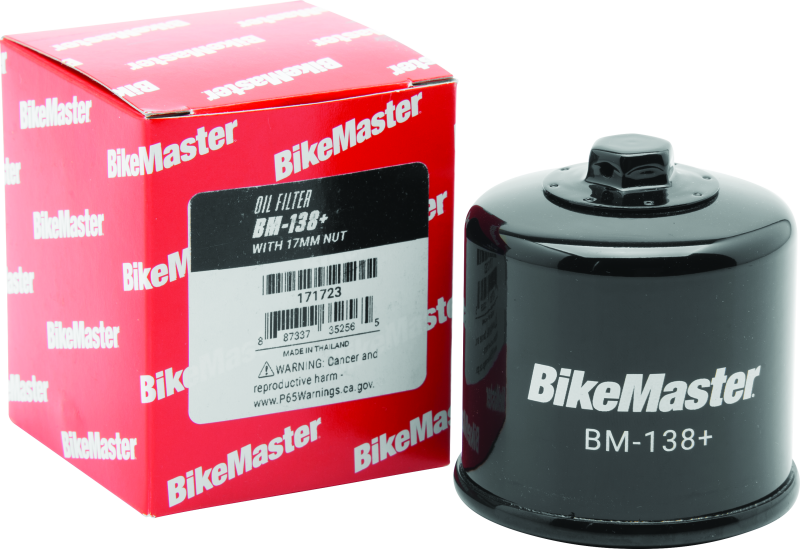 BikeMaster BM-138+ Oil Filter - Black 171723