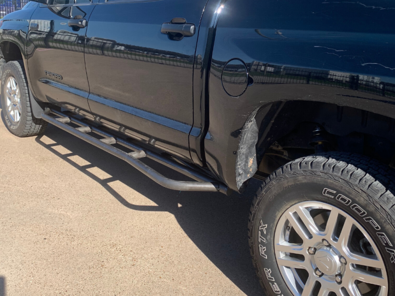 Cali Raised LED Cali Raised 2022 Toyota Tundra Rock Sliders - Non Hybrid / Kick Out / No Filler Plate / Powder Coat CR4202