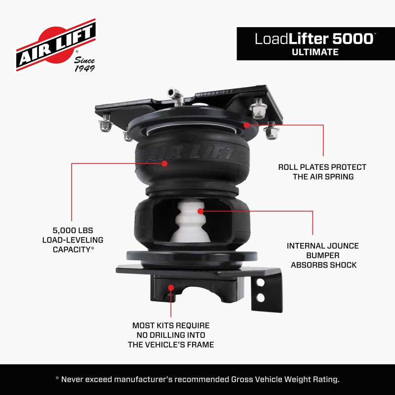 Air Lift Loadlifter 5000 Ultimate Rear Air Spring Kit for 2020+ Chevrolet Silverado 2500/3500 88341