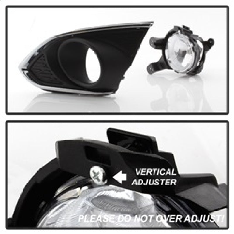 Spyder Chevy Spark 2013-2015 OEM Fog Light W/Universal Switch- Clear FL-CSPA2013-C 5080288