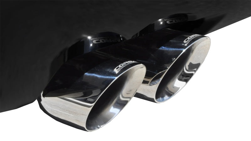 Corsa Performance 12-13 Cadillac Escalade DUB 6.2L V8 Polished Sport Cat-Back Exhaust