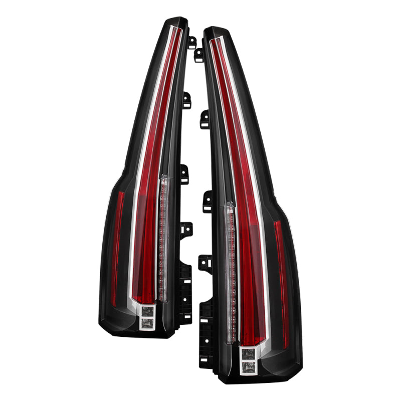 SPYDER xTune GMC Yukon 15-17 LED Tail Lights (Escalade Style) - Black ALT-JH-GY15-2IN1LED-BK 9039775