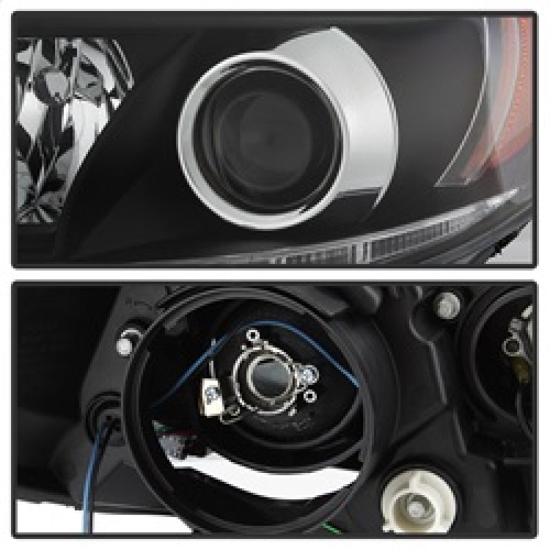 Spyder 2015-2017 Toyota Sienna Projector Headlights - DRL LED - Black PRO-YD-TSEN15-DRL-BK 5084002