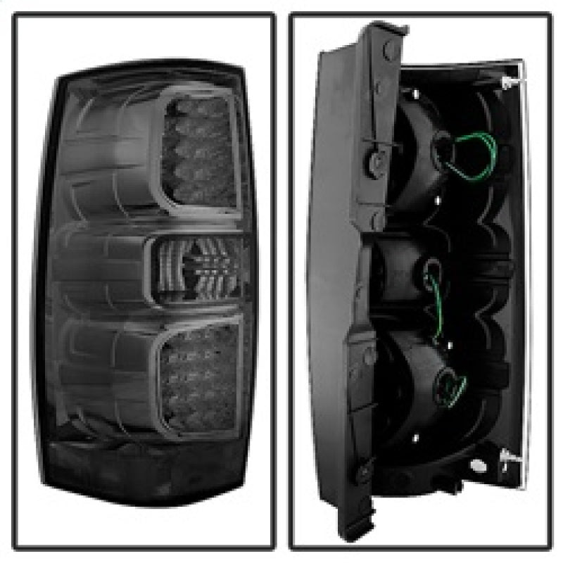 SPYDER Xtune Chevy Suburban/GMC Yukon/Yukon Denali 07-14 LED Tail Lights Smoked ALT-JH-CSUB07-LED-G2-SM 9033933