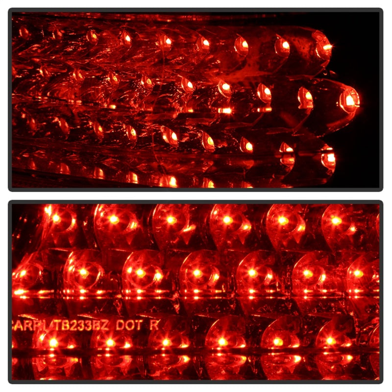 SPYDER Xtune Mercedes Benz W210 E-Class 96-02 LED Tail Lights Red Clear ALT-CL-MBW210-LED-RC 5020642