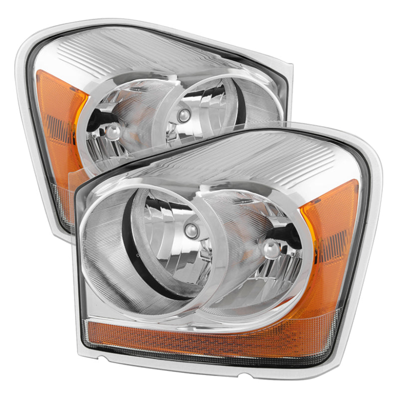 SPYDER Xtune Dodge Durango 04-05 OEM Headlamps Chrome HD-JH-DDU04-AM-C 9027307
