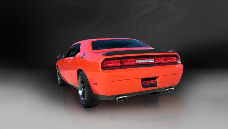 Corsa Performance 08-10 Dodge Challenger SRT-8 6.1L V8 Polished Xtreme Cat-Back Exhaust