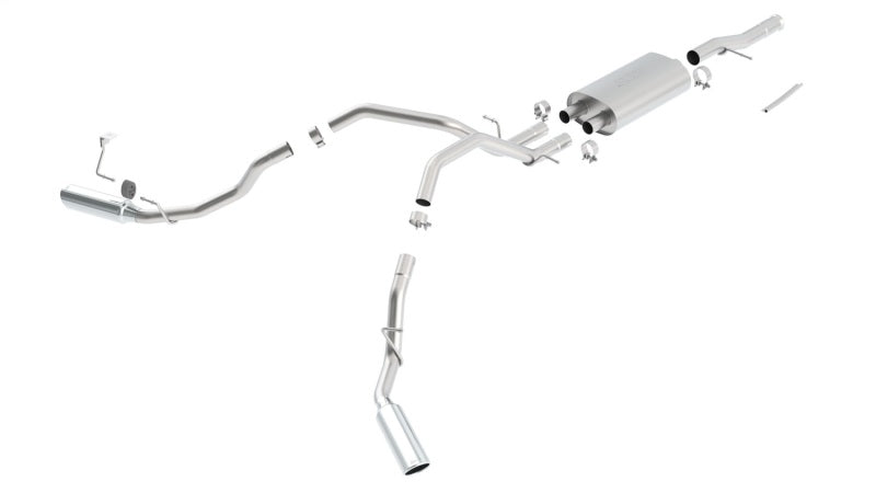 Borla 09-12 Chevrolet Silverado / 09-12 GMC Sierra 1500 WT/SLE/LT 4.8L/5.3L/6.0L SS Catback Exhaust 140342
