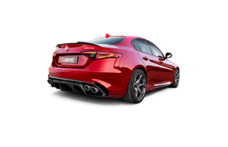 Akrapovic 17-19 Alfa Romeo Giulia Quadrifoglio Evolution Line Cat Back (Titanium) S-AR/TI/1H