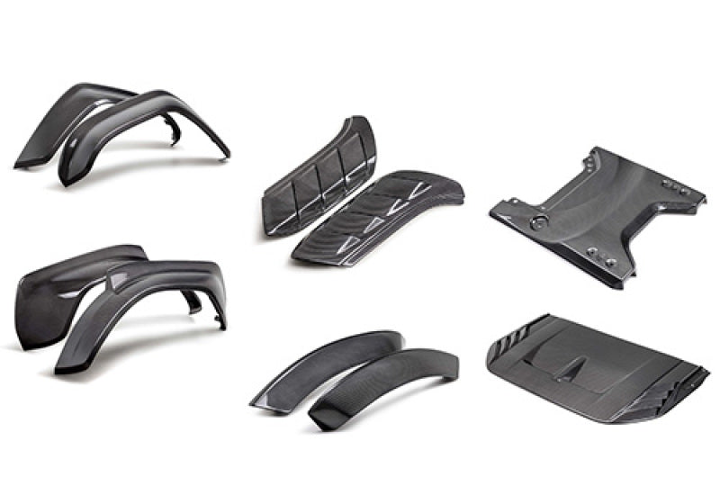 Ford Racing 22-24 Ford Racing 22-24 Ford Bronco Raptor Carbon Fiber Appearance Kit - Gloss M-16600K-BG