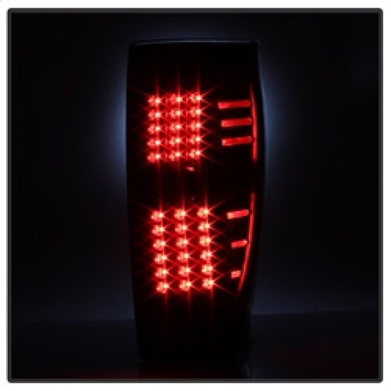 SPYDER xTune 02-06 Chevrolet Avalanche LED Tail Lights - Black Smoke (ALT-JH-CAV02-LED-BSM) 9036842