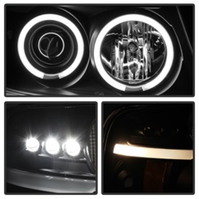 Spyder Ford F150 04-08 Projector Headlights Version 2 CCFL Halo LED Blk PRO-YD-FF15004-CCFL-G2-BK 5030085