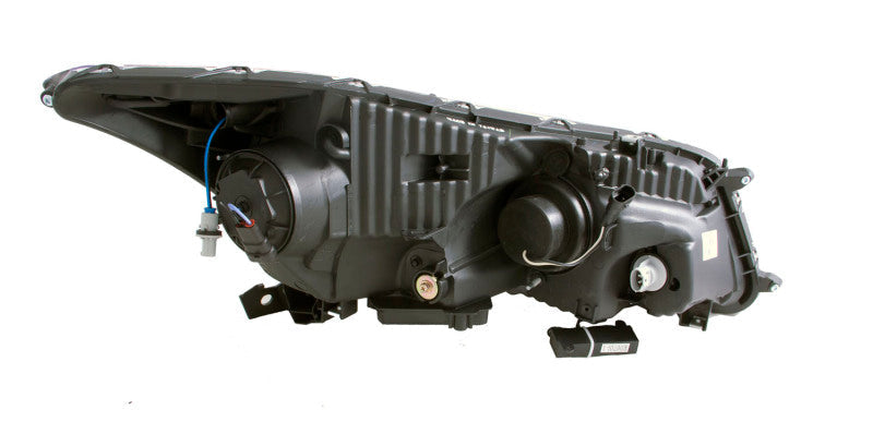 Anzo 2008-2012 Honda Accord Projector Headlights w/ U-Bar Black