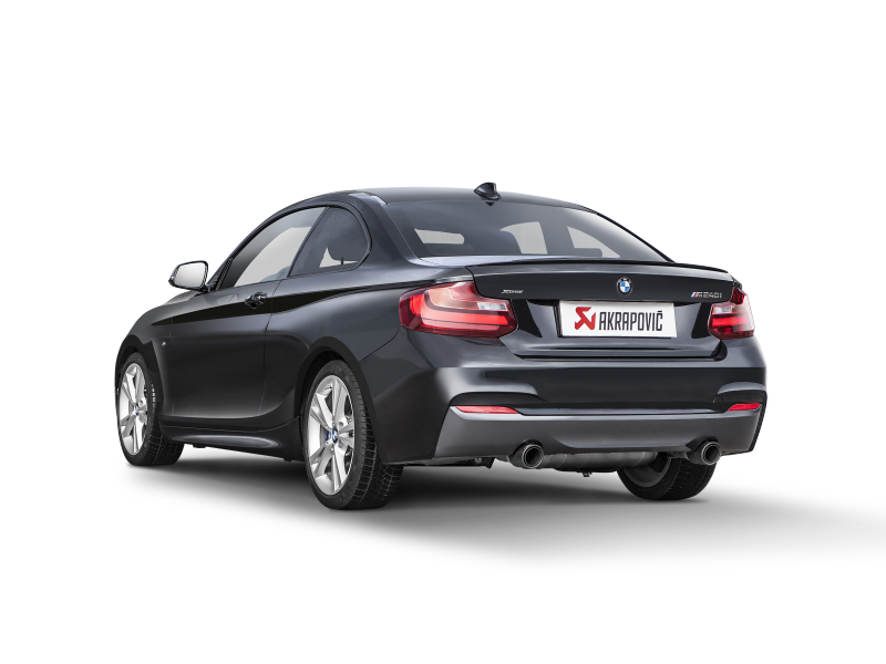 Akrapovic 16-17 BMW M240i (F22 F23) Evolution Line Cat Back (SS) w/ Carbon Tips (Req. Link Pipe) MTP-BM/SS/4H