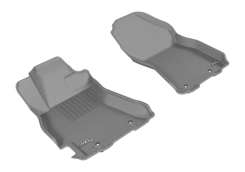 3D MAXpider 2015-2019 Subaru Legacy/Outback Kagu 1st Row Floormat - Gray L1SB01311501
