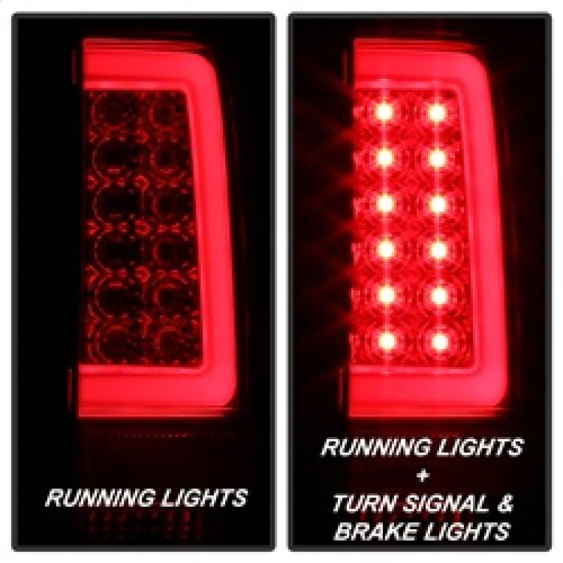 Spyder 07-13 Silverado (Will Not Work w/2010 921 Bulb) V3 Tail Lights Rd/Clr ALT-YD-CS07V3-LBLED-RC 5084101