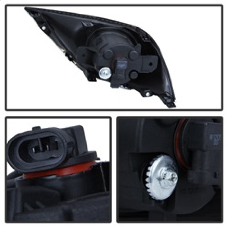 Spyder Nissan versa 2015+ OEM Fog Lights w/Switch Clear FL-NV2015-C 5080240