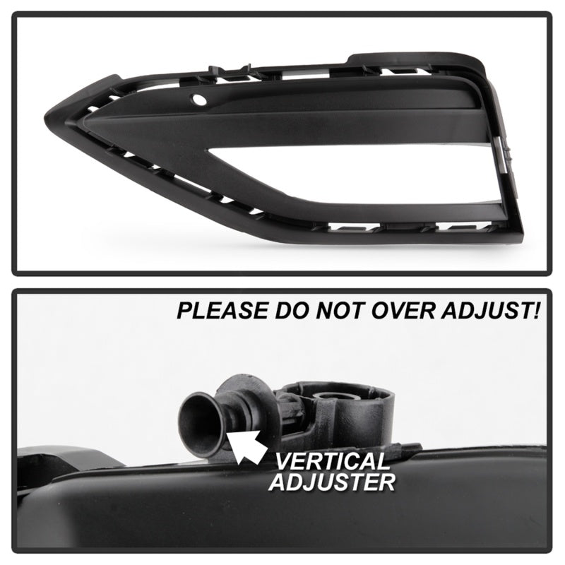 Spyder VW Jetta 19-20 OEM Style Fog Lights w/Universal Switch - Clear (FL-VJ2019-C) 5087164