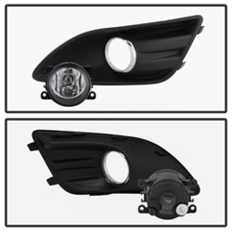 Spyder Ford C-Max 2013-2015 OEM Fog Light W/Universal Switch- Clear FL-FCMAX2013-C 5080332