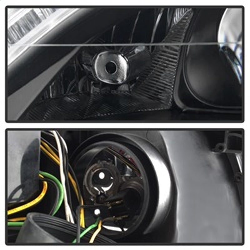 Spyder Mercedes W221 S Class 07-09 Headlights - HID Model Only - Black PRO-YD-MBW22107-HID-DRL-BK 5083890