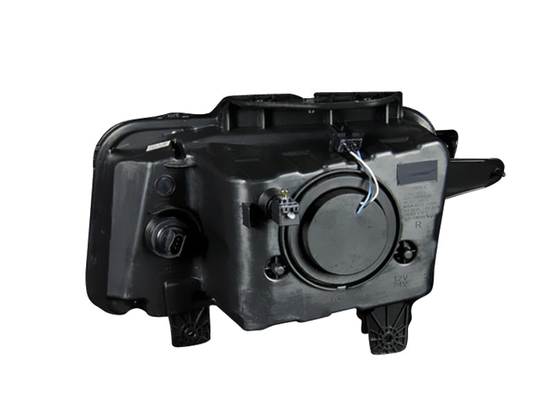 Anzo 2010-2013 Chevrolet Camaro Projector Headlights w/ Halo Black (CCFL)