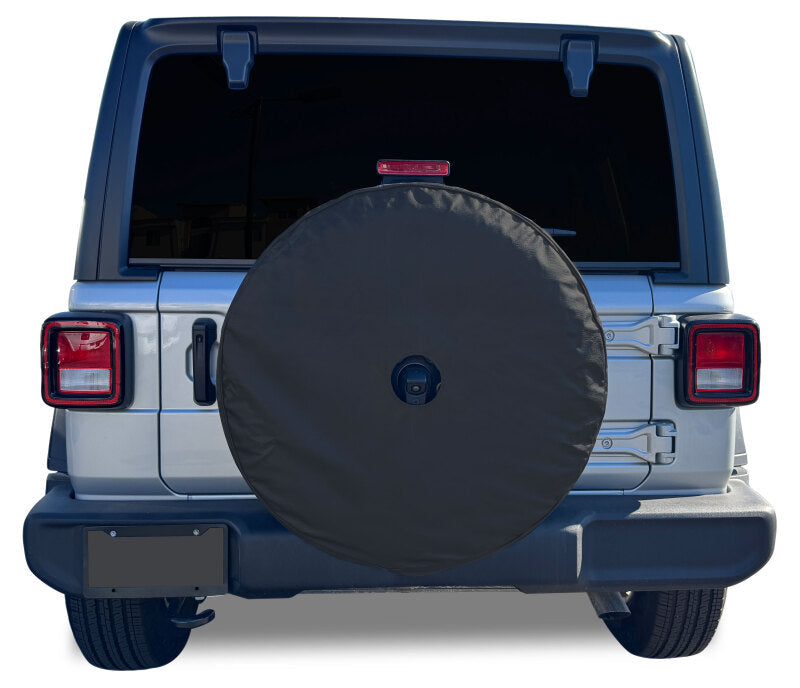 Covercraft Heavy Duty Spare Tire Cover w/ Back Up Camera Opening - Large ST1103BK