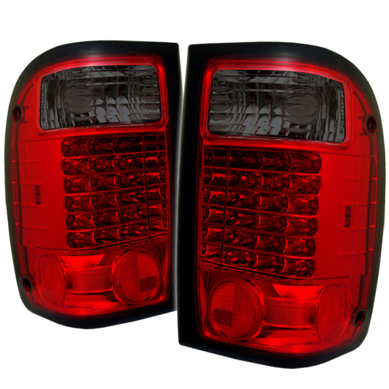 Spyder Ford Ranger 01-05 LED Tail Lights Red Smoke ALT-YD-FR98-LED-RS 5003867