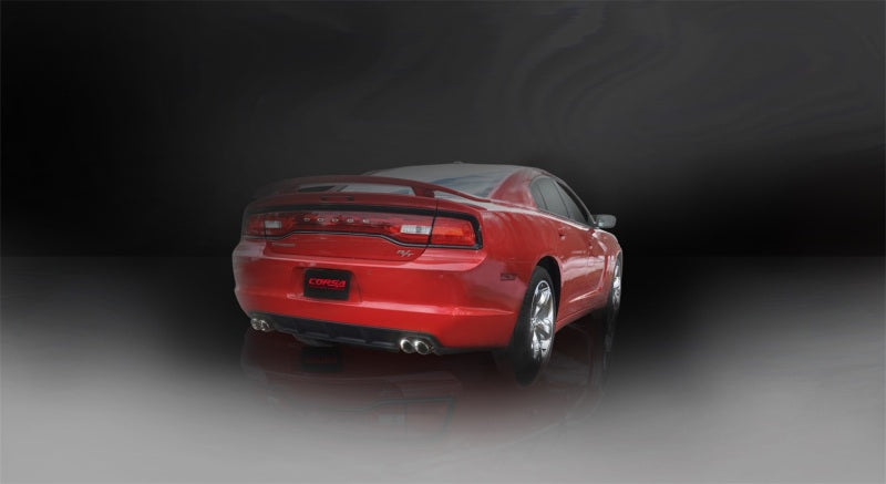 Corsa Performance 11-13 Dodge Charger R/T 5.7L V8 Polished Sport Cat-Back Exhaust