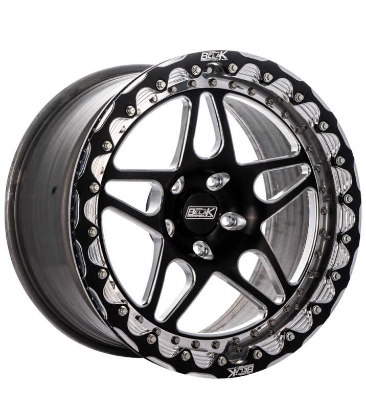 Belak Wheels Belak 18x12 / 8.75in BS / 5x114.3 BP / High Pad / Series 3 Wheel - Single Beadlock 18125114S38BS-SBL