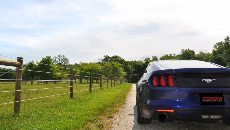 Corsa Performance 15-16 Ford Mustang Eco Boost 2.3T Sport 3in Cat-Back