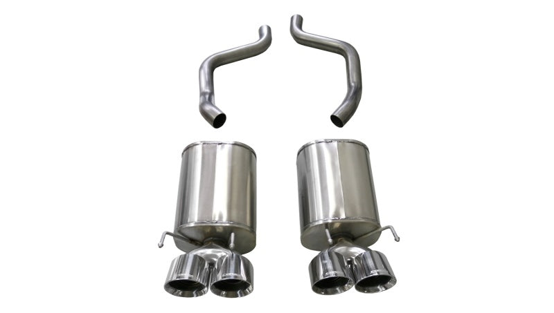 Corsa Performance 09-13 Chevrolet Corvette (C6) 6.2L Polished Xtreme Axle-Back Exhaust