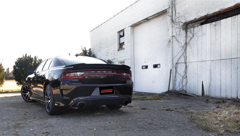 Corsa Performance Cat-Back Exhaust for 15-6 Dodge Charger SRT / Scat Pack / R/T 6.4L