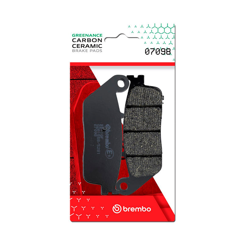 Brembo OE Kymco Myroad/Kymco Xciting Carbon Ceramic Brake Pad - Rear 07098
