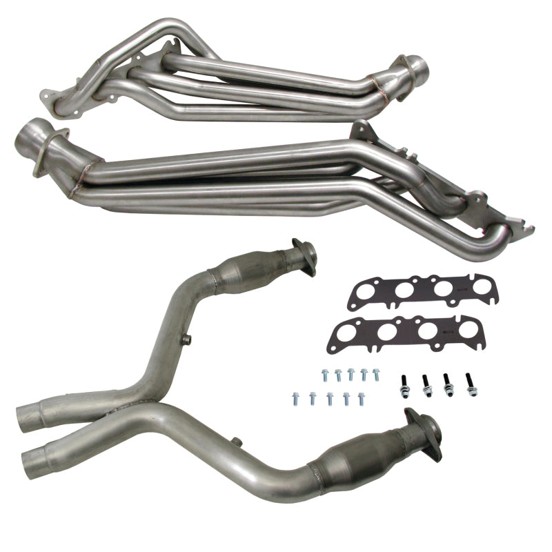 BBK 11-14 Ford Mustang GT 1-7/8in Full-Length Headers w/High Flow Cats - 304 Stainless Steel 18566