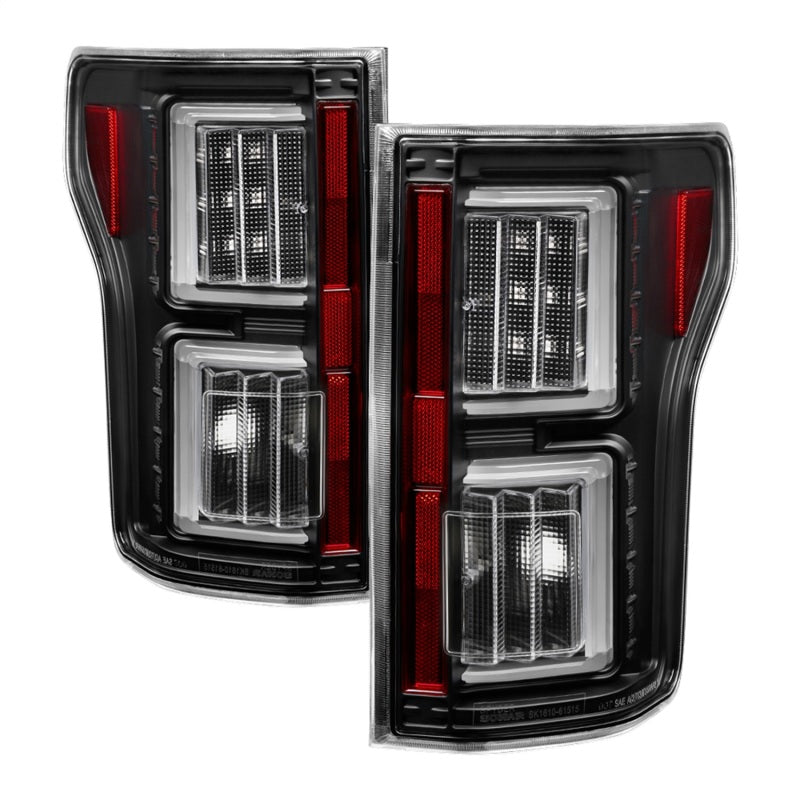 Spyder Ford F150 15-17 Light Bar LED Tail Lights (Not Compatible w/ Rear Blind Spot) - Black 5085948