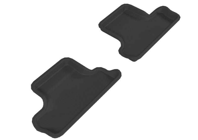 3D MAXpider 2007-2013 Mini Cooper Convertible Kagu 2nd Row Floormats - Black L1MN00121509