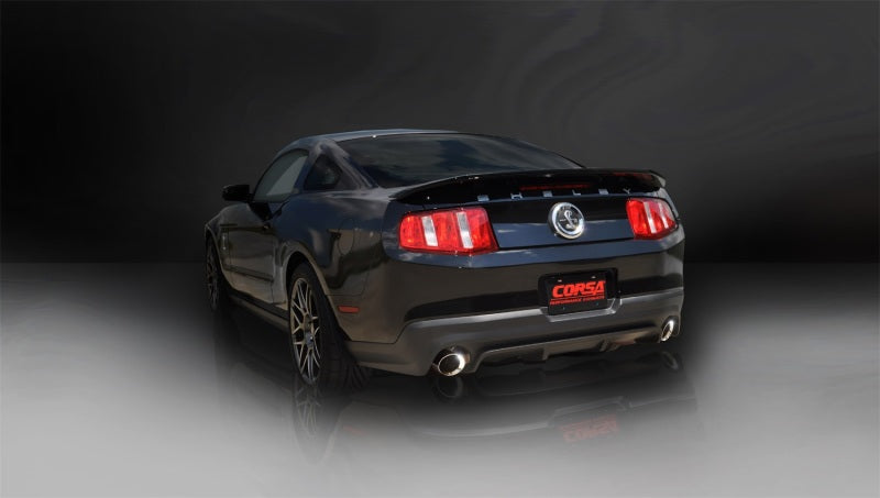 Corsa Performance 11-12 Ford Mustang Shelby GT500 5.4L V8 Polished Sport Axle-Back