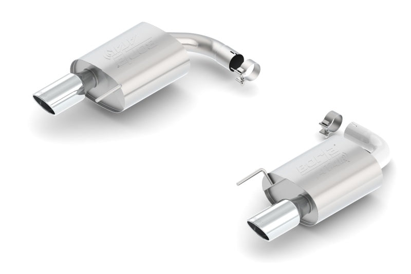 Borla Atak S Rear Section 15-17 Ford Mustang GT 5.0L V8 MT/AT 2.5in pipe 4in tip 11895