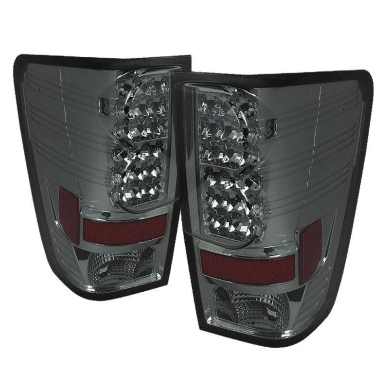 SPYDER Nissan Titan 04-14 LED Tail Lights Smoke ALT-YD-NTI04-LED-SM 5070098