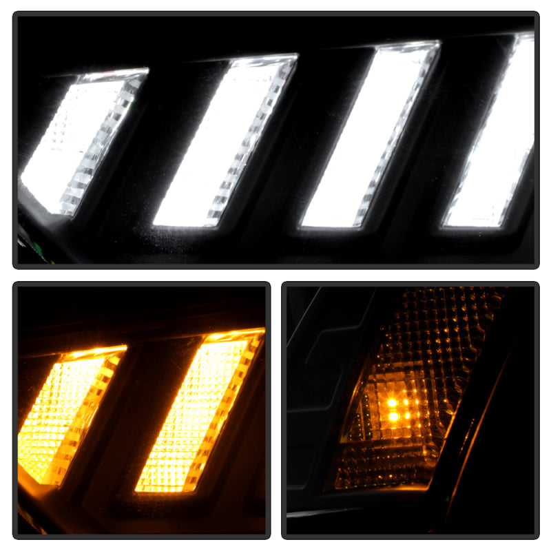 Spyder 13-16 Audi A4/S4 HID Model Only Projector Headlights - Black PRO-YD-AA413HIDSI-BK 5088338
