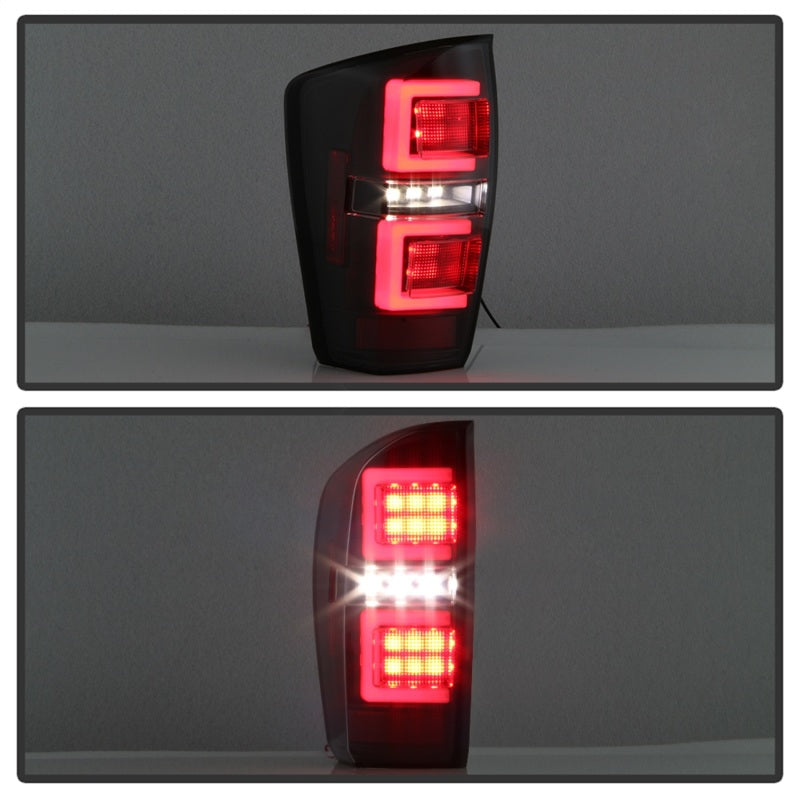 Spyder 16-17 Toyota Tacoma LED Tail Lights - Black (ALT-YD-TT16-LED-BK) 5085733