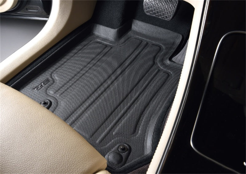 3D MAXpider 19-21 Porsche Cayenne 2021 Cayenne GTS Elegant Hybrid 1st Row Floormat - Black SLPO01914709