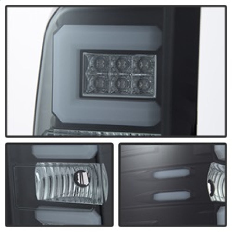 Spyder Chevy 1500 14-16 Light Bar LED Tail Lights Blk Smke ALT-YD-CS14-LBLED-BSM 5079992